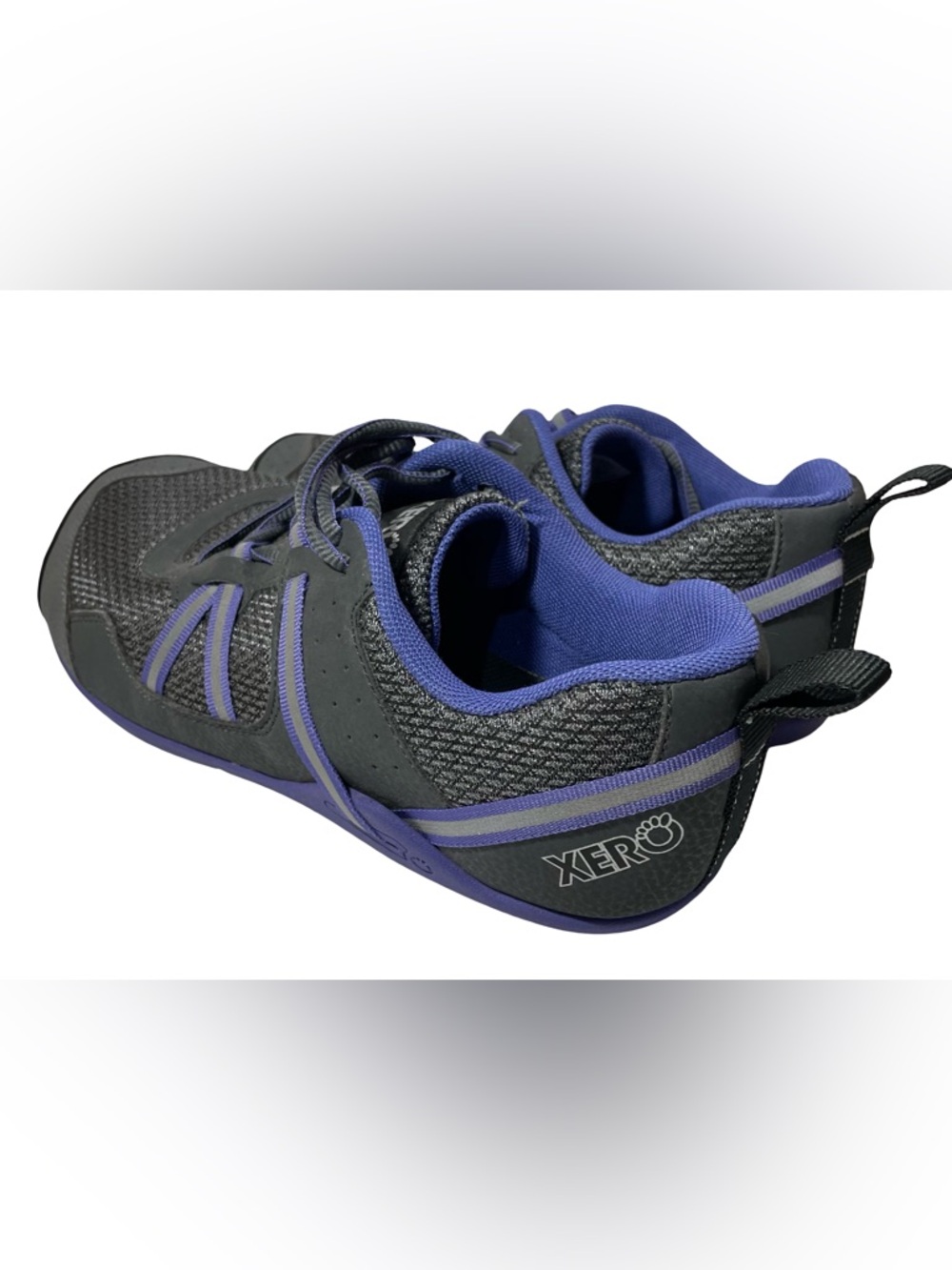 Xero Shoes Prio Grey Purple Minimalist Barefoot Running Shoes - Picture 2 of 8